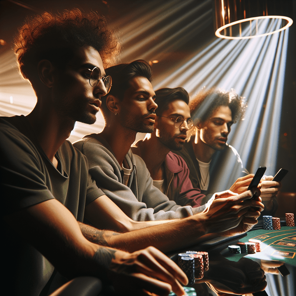 Momen tegang di tengah sesi gaming, penuh konsentrasi dan strategi