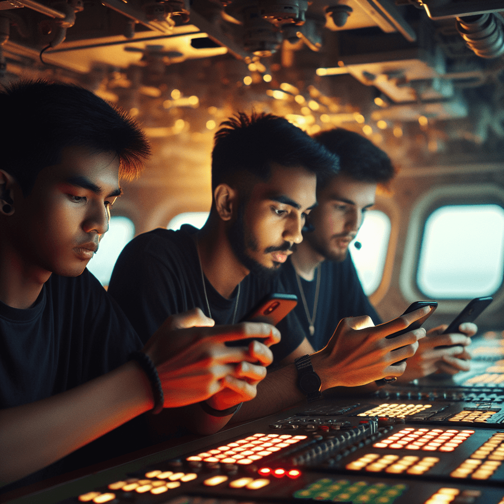 Suasana tegang di balik layar game virtual