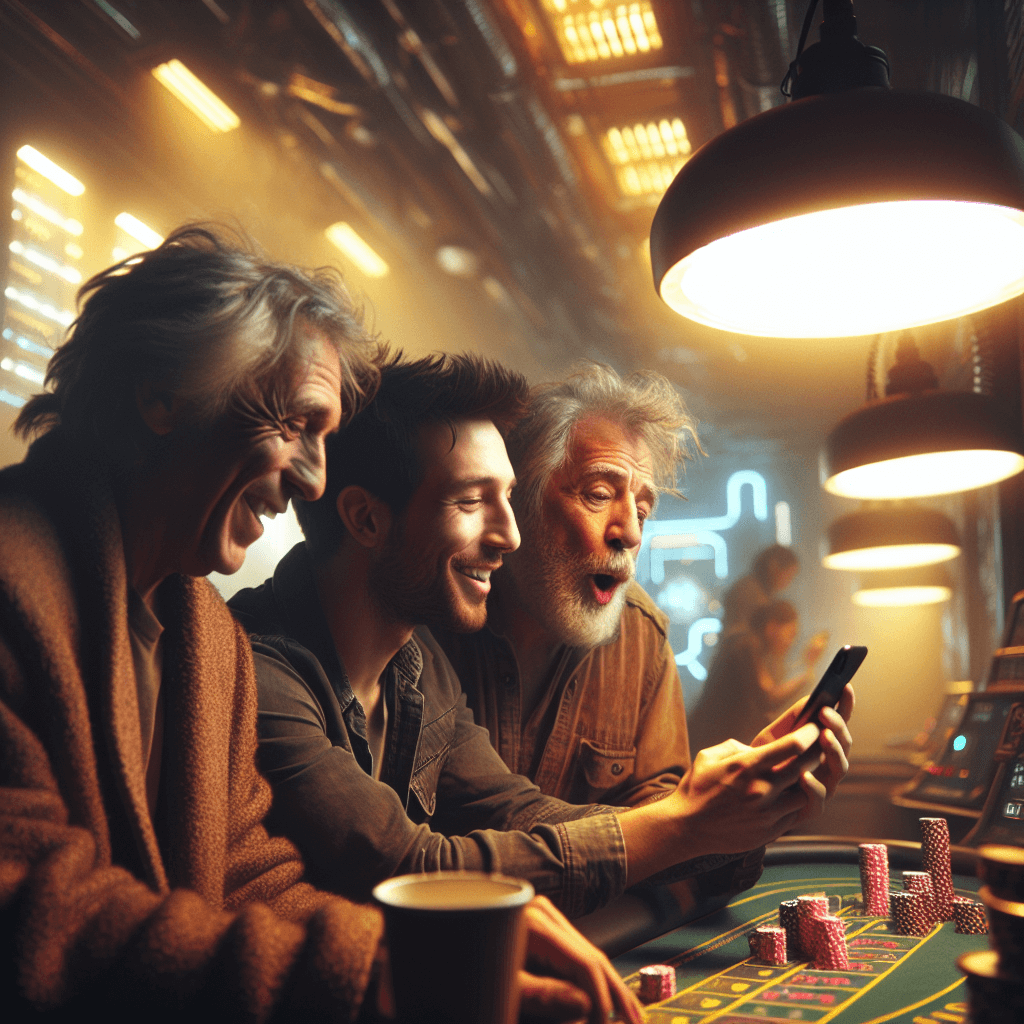 Tampilan slot interaktif futuristik dengan efek visual gila