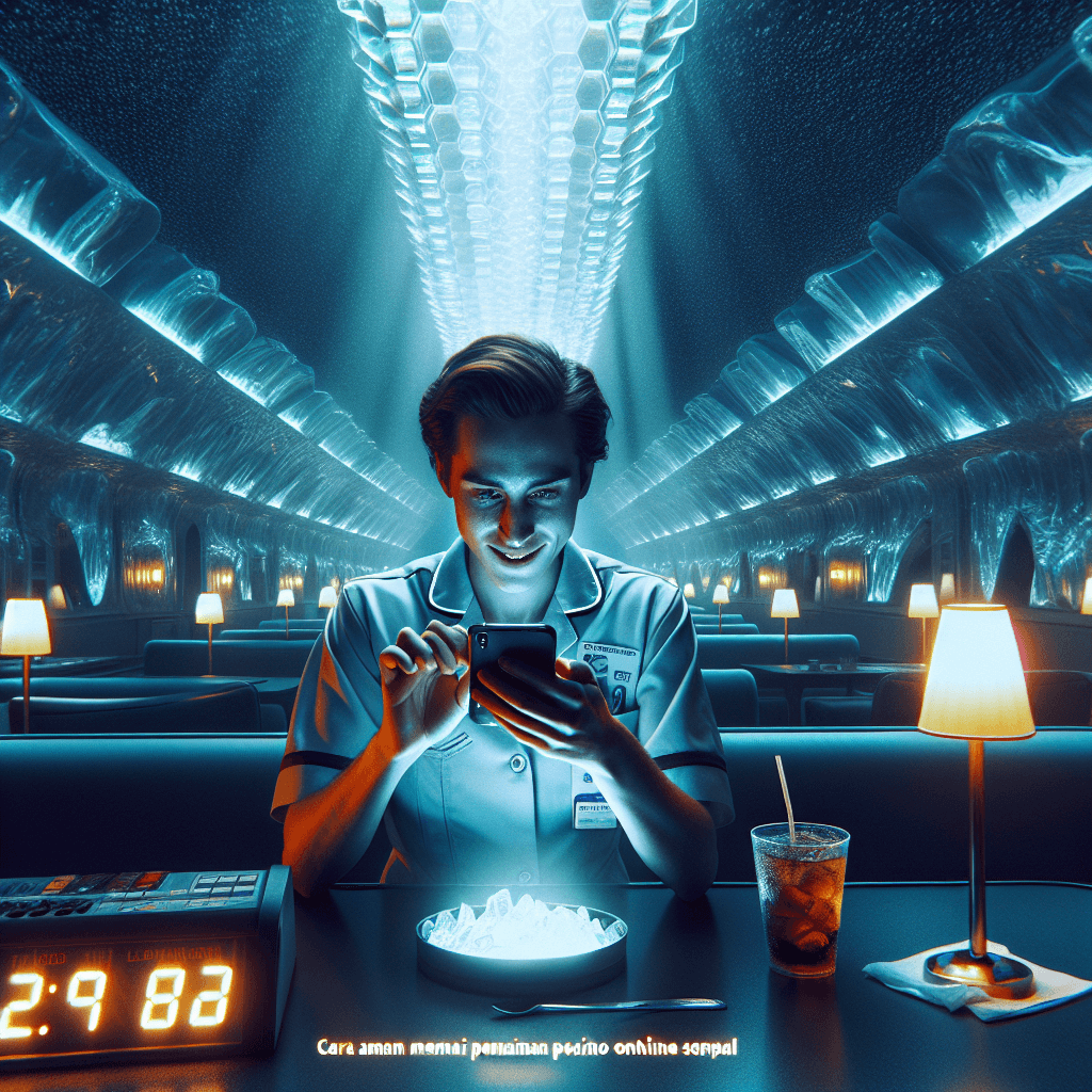 Suasana tense di meja kasino online