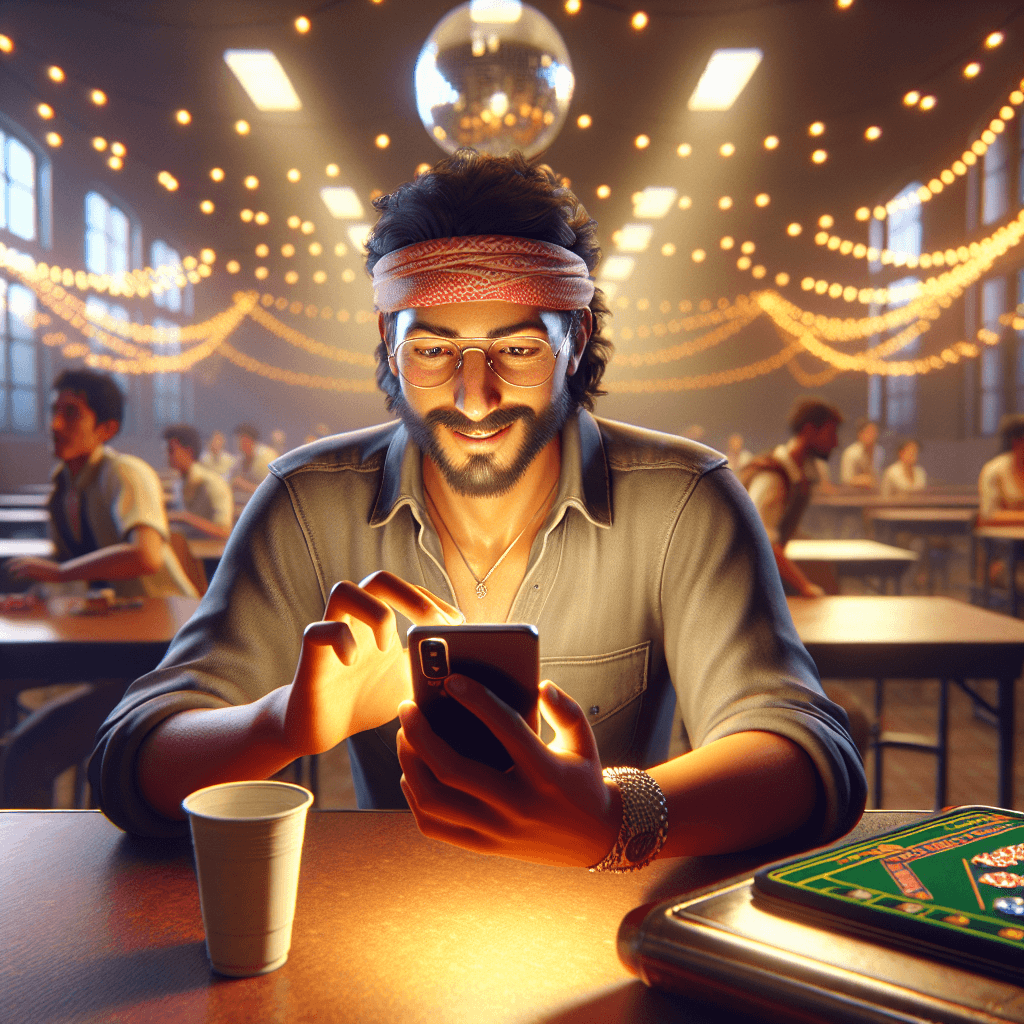 Suasana casino dengan bonus besar yang sedang berlangsung