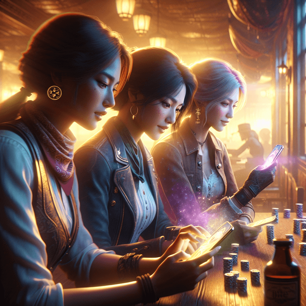 Kenangan main di saloon hologram dengan suasana apokaliptik