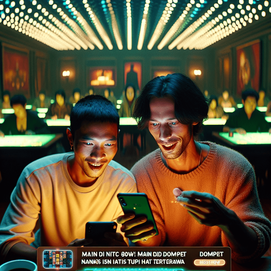 Suasana main slot di NTC33 dengan lampu LED