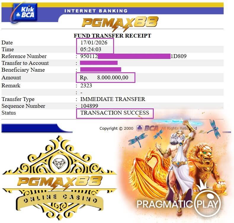 Bukti transfer kemenangan dari rival yang rage-quit