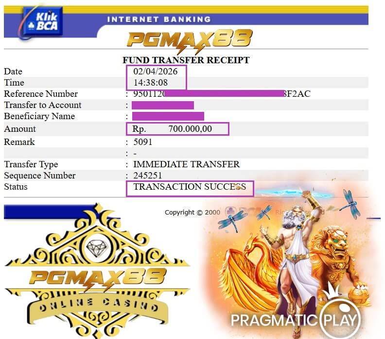 Bukti transfer jackpot 918Kiss yang bikin merinding