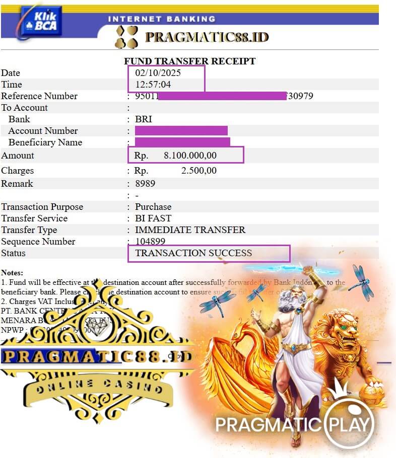 Bukti transfer jackpot Live22 yang bikin senyum lebar