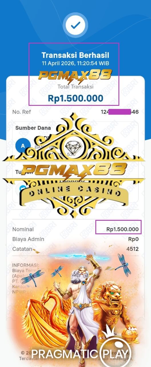 Proof of my big payout from that intense session