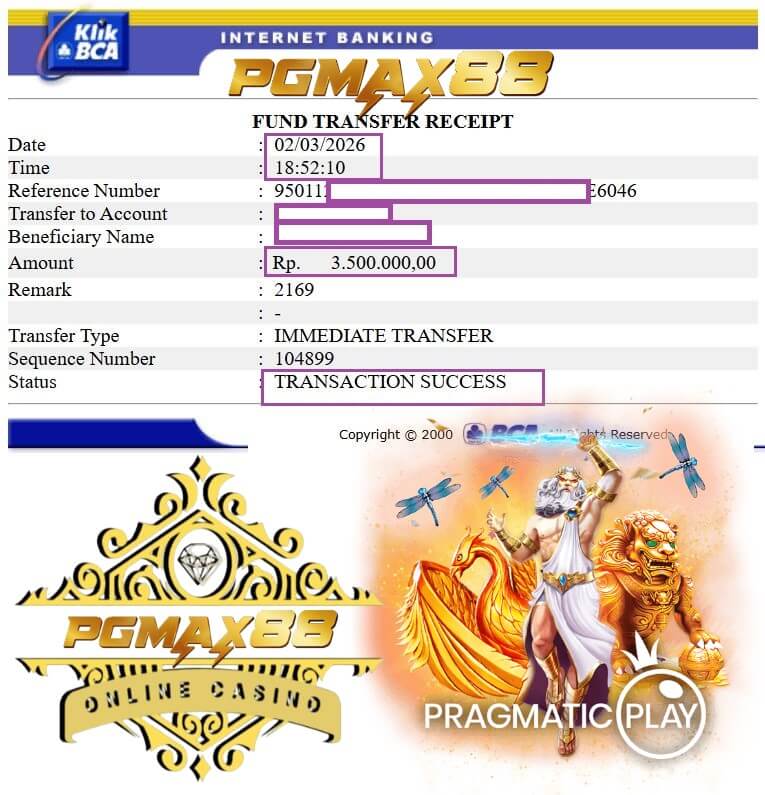 Bukti transfer kemenangan gue dari Joker123, nominalnya bikin senyum lebar