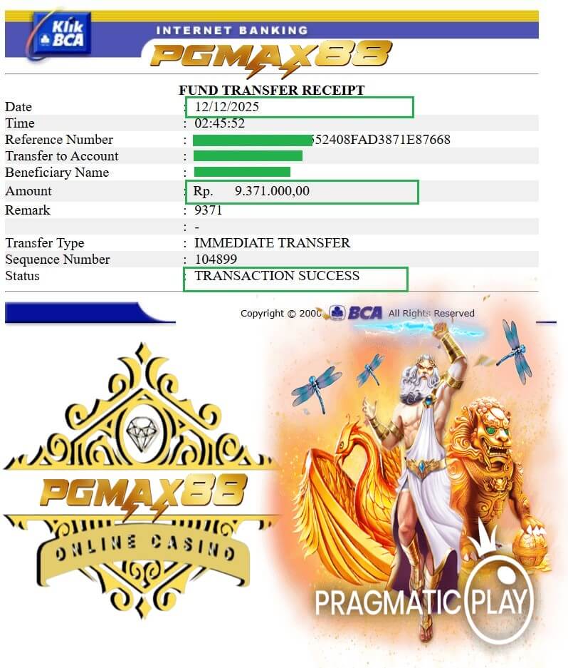 Bukti transfer kemenangan gue dari LPE88, nominal gede banget!