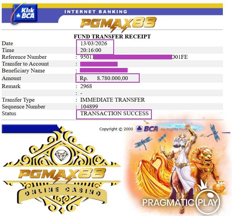 Bukti transfer kemenangan Live22 gue, angka yang bikin senyum