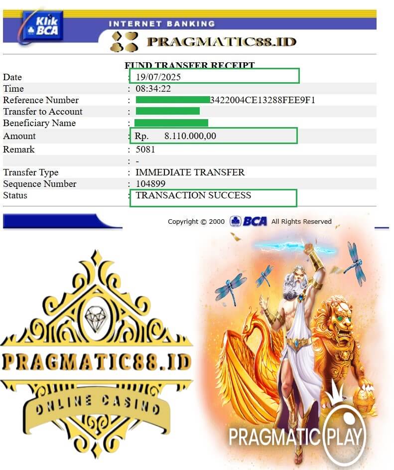 Proof of my big payout