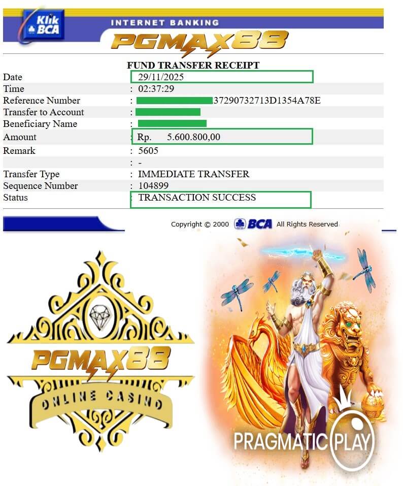 Bukti transfer jackpot gue dari grind tengah malam