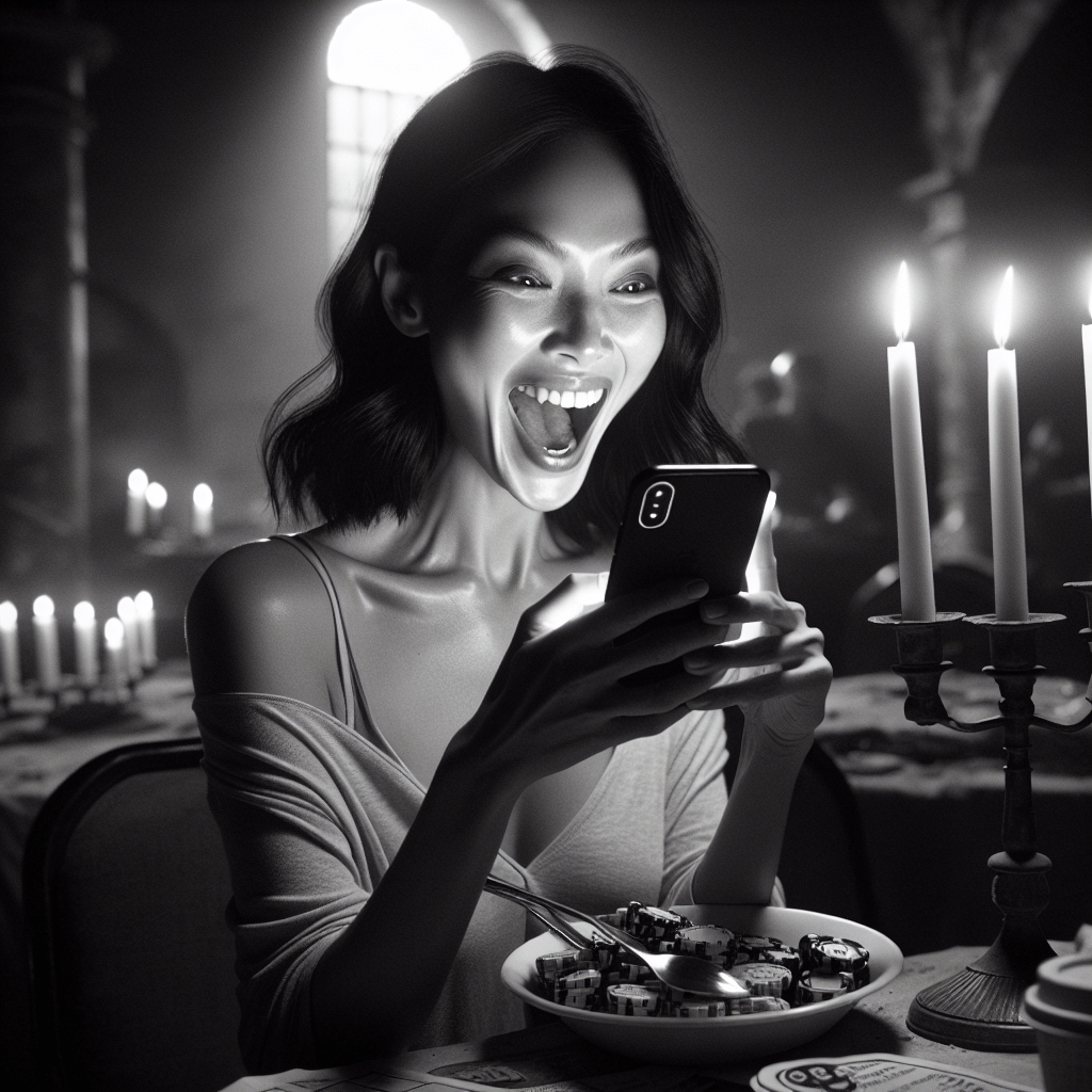 Suasana mencekam di asylum casino dengan cahaya lilin