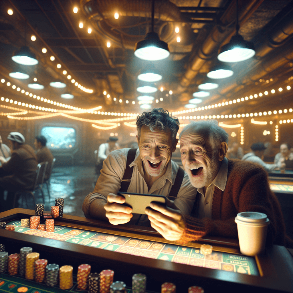 Suasana labirin bawah laut dengan lampu strob yang dreamlike