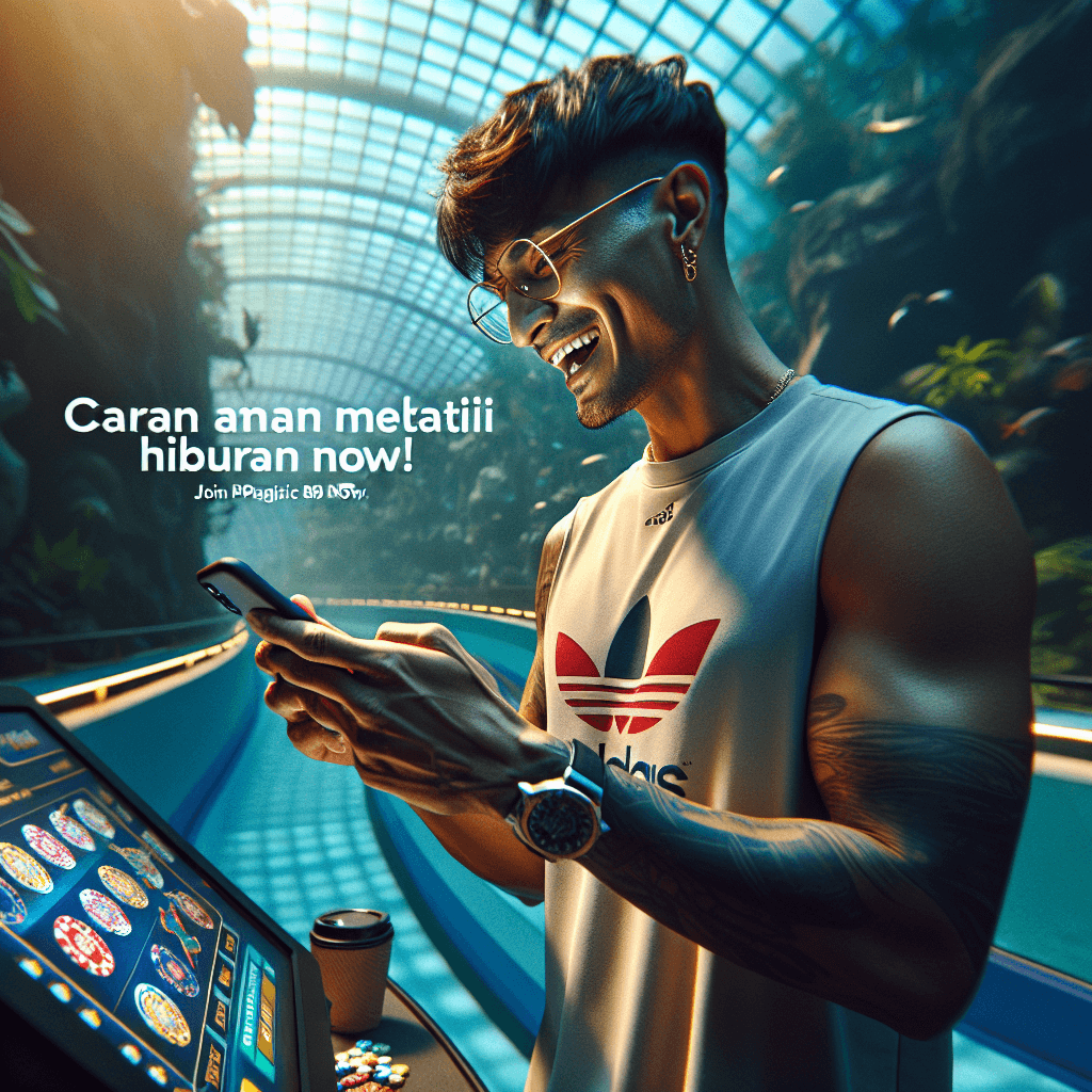 Momen main kita di atmosfer akuarium tropis, energi berdenyut kayak kasino hidup