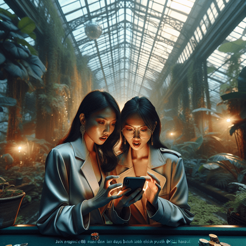 Scene from that tense greenhouse casino vibe