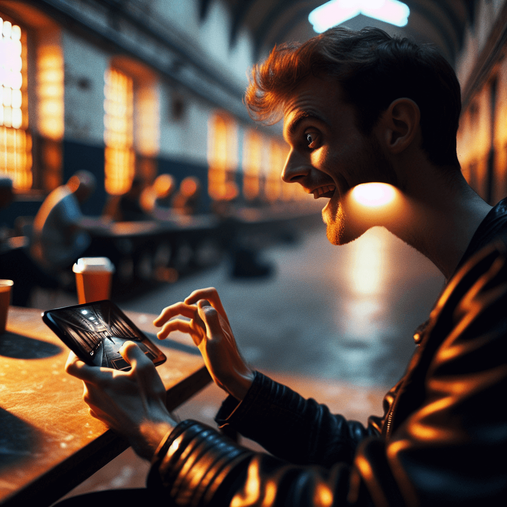 Gambar suasana game seru yang lagi ramai