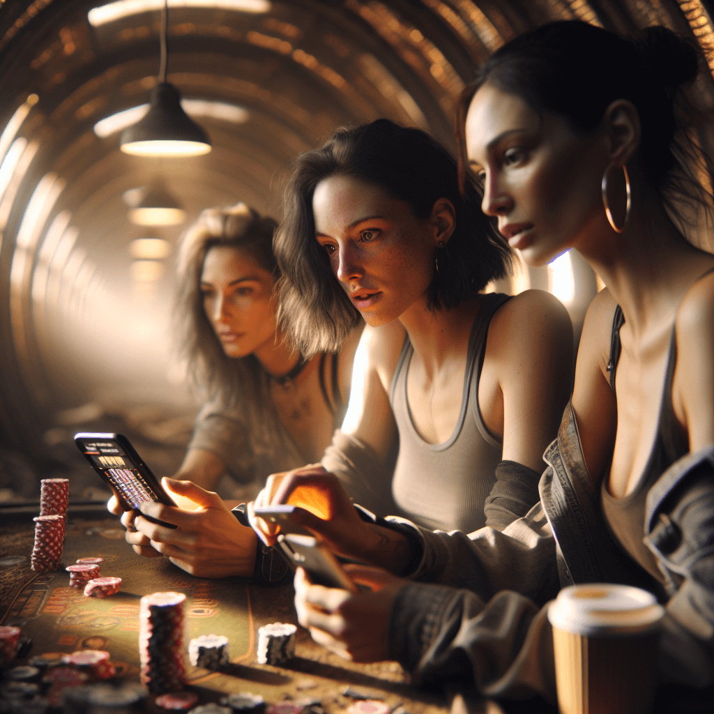 Ruangan rahasia penuh mesin slot di shelter post-apocalyptic