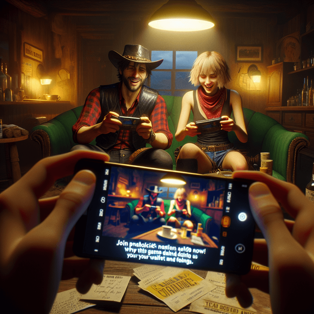 Suasana cozy di Wild West Saloon dengan cahaya overexposed