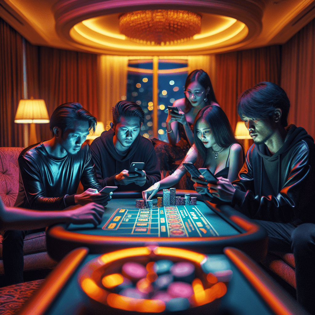 Gambar tema game yang menginspirasi di tengah suasana suite gelap