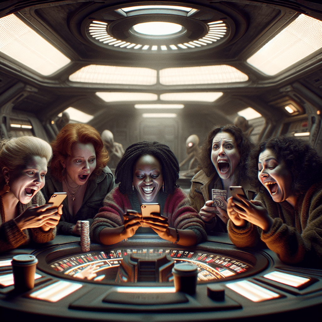 Suasana claustrophobic di kapal alien