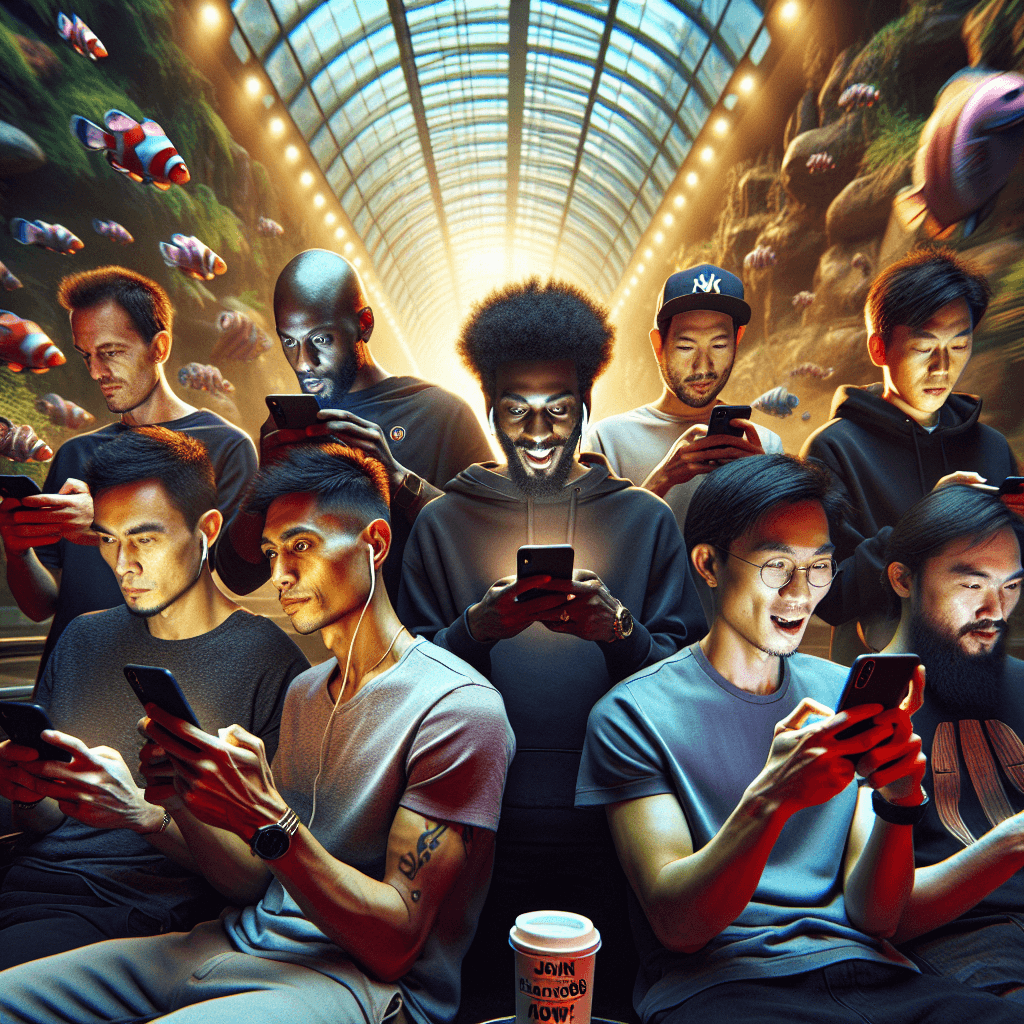 Suasana arena permainan digital yang menegangkan